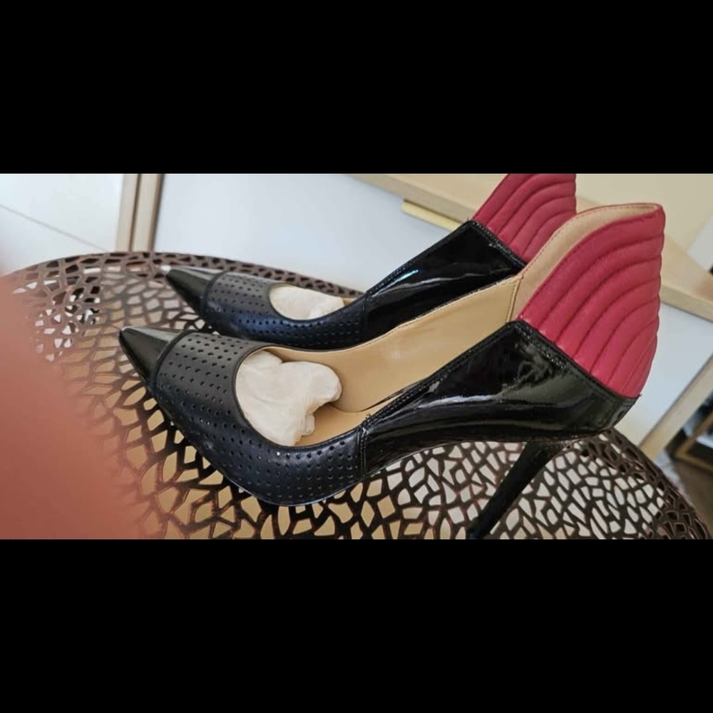 Michael Kors Black and Red Heels